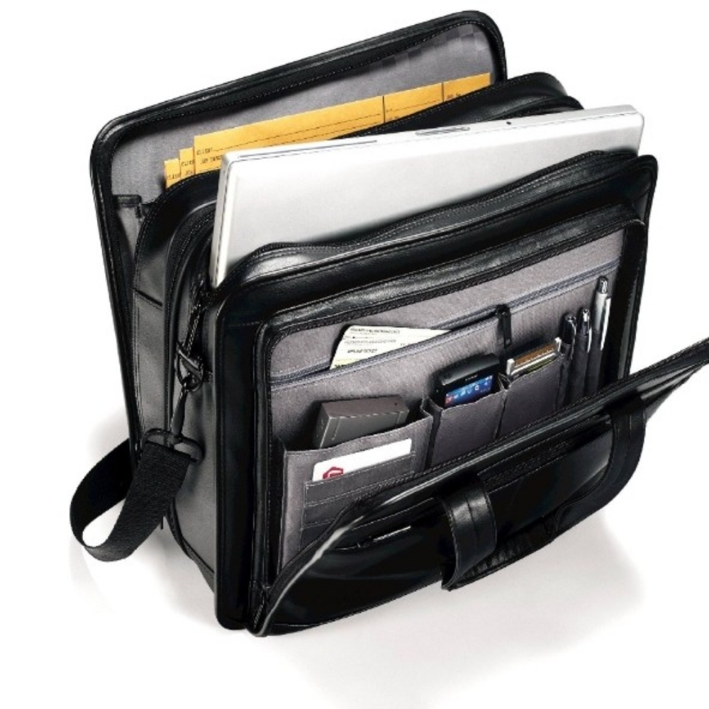 Samsonite Leather Expandable Business Case